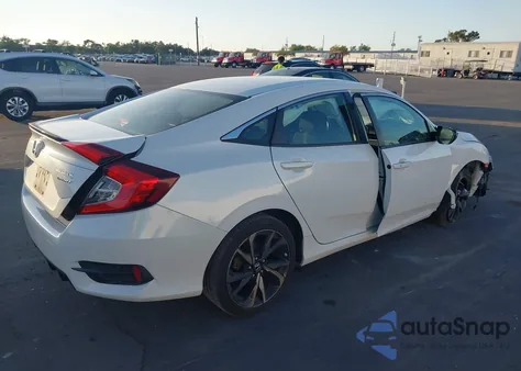 2021 Honda Civic Sport z USA, uszkodzony, nr VIN 2HGFC2F84MH508534